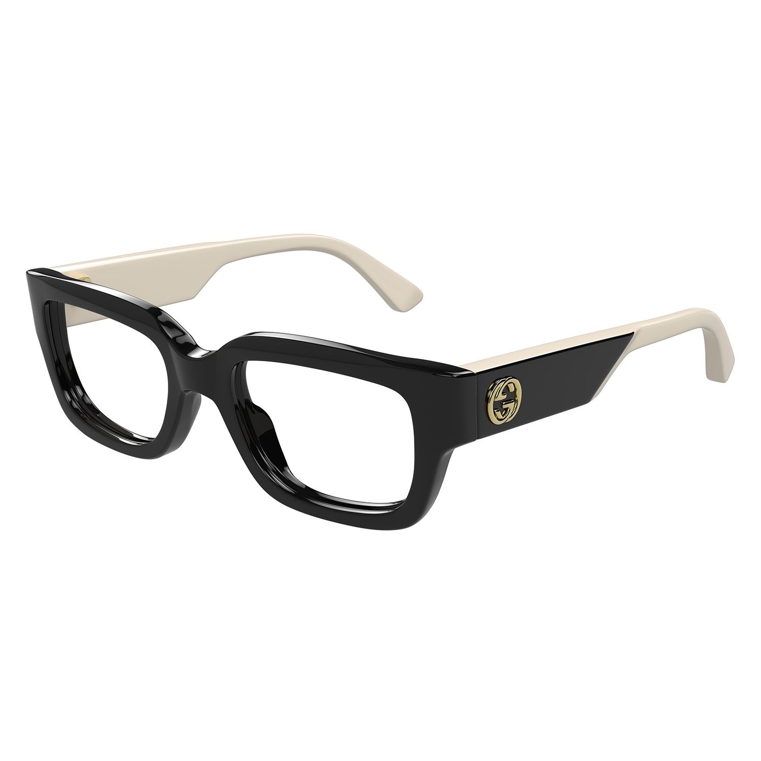 GG1666O Black recycled acetate Optical Frames - Shiny Black