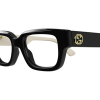 GG1666O Black recycled acetate Optical Frames - Shiny Black