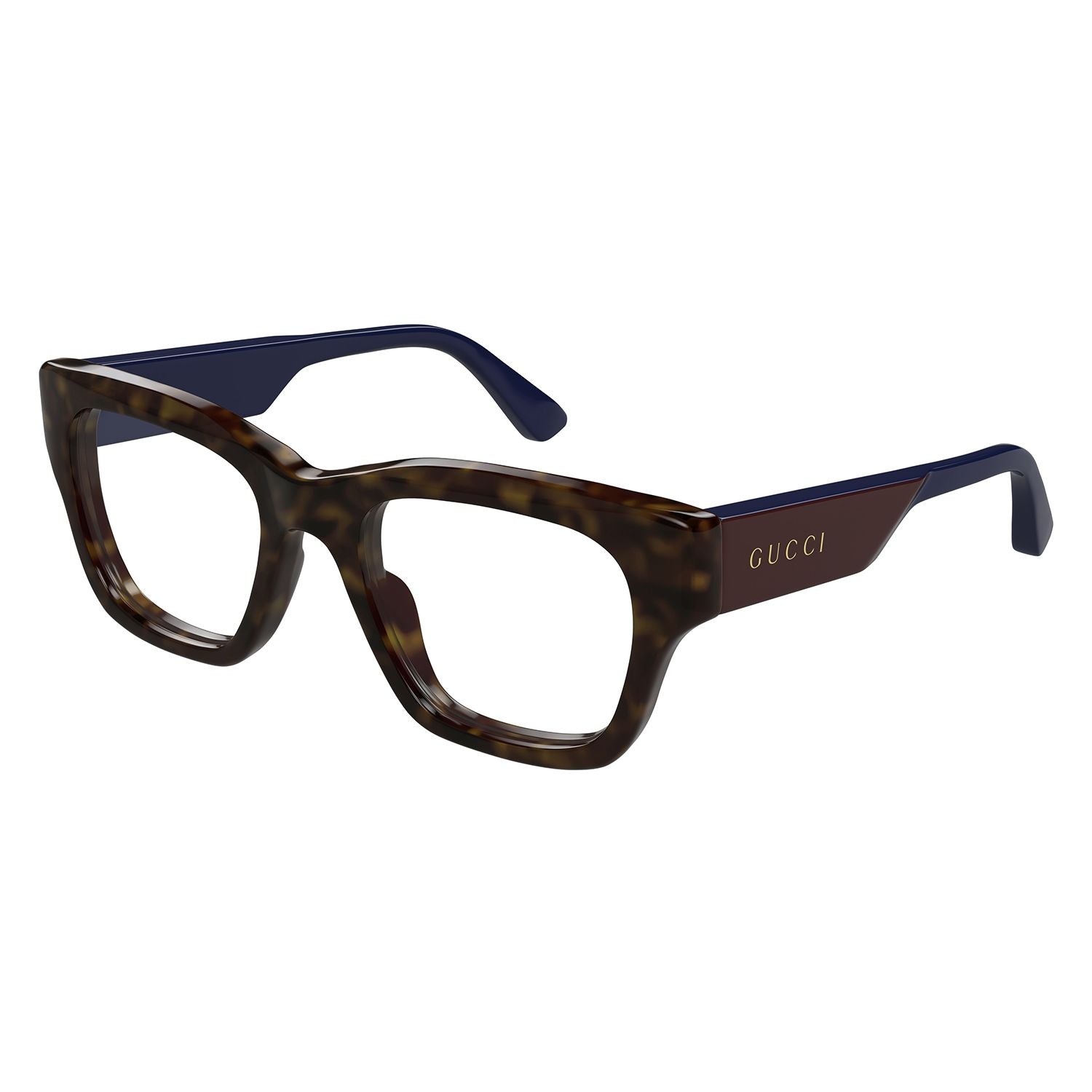 GG1669O Havana recycled acetate Optical Frames - Shiny Dark Havana