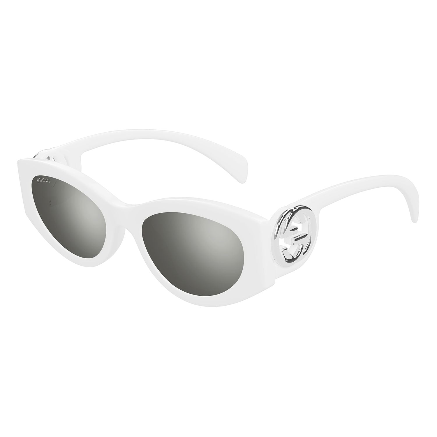 GG1691S White injection Sunglasses - Shiny Off White