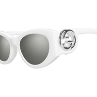 GG1691S White injection Sunglasses - Shiny Off White