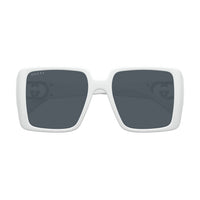 GG1692S White injection Sunglasses - Shiny Solid White