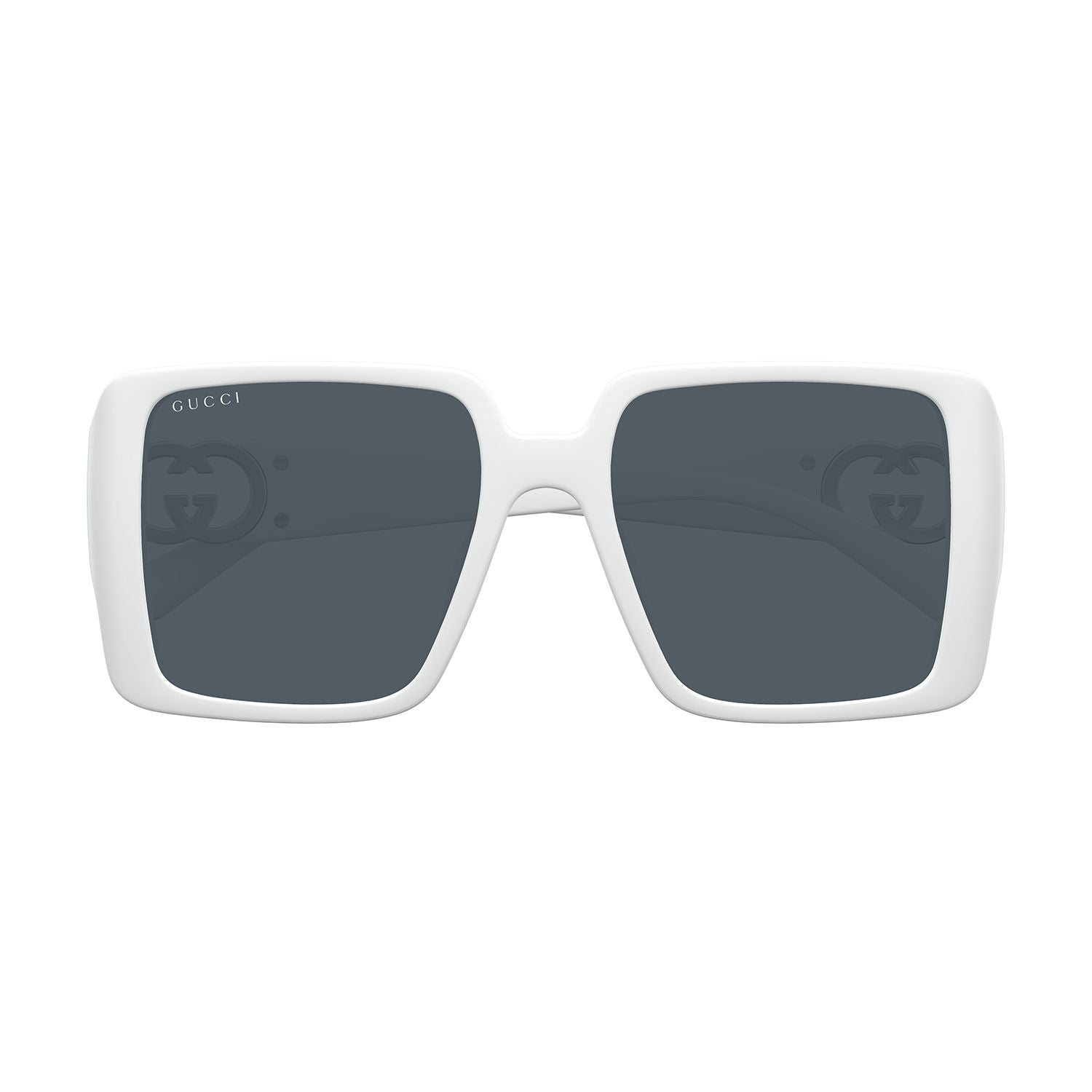 GG1692S White injection Sunglasses - Shiny Solid White