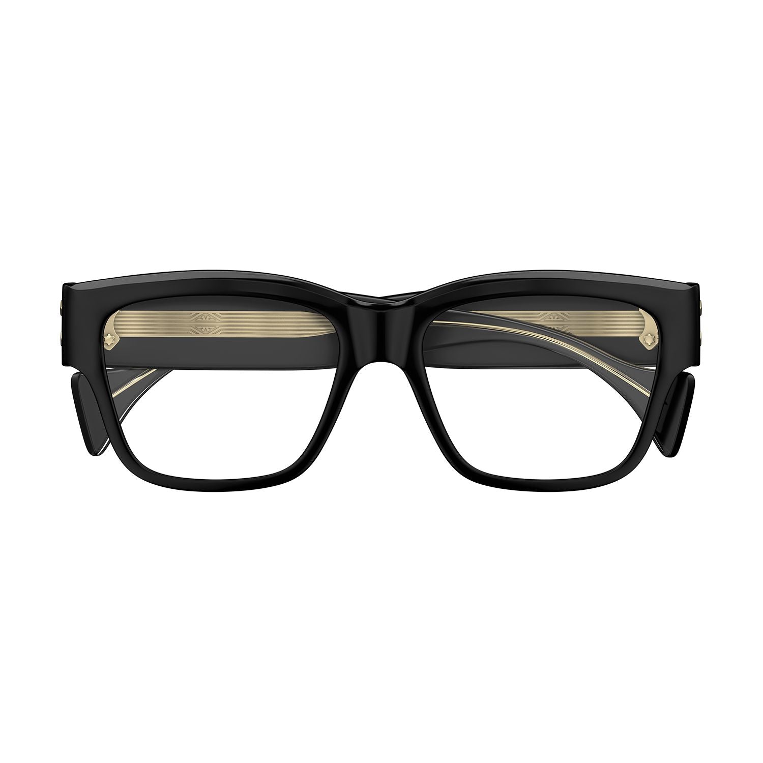 GG1705O Black recycled acetate Optical Frames - Shiny Solid Black