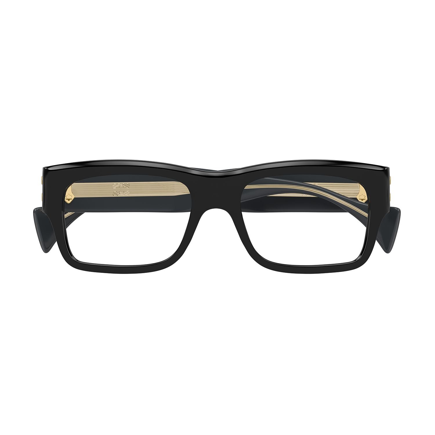 GG1707O Black recycled acetate Optical Frames - Shiny Solid Black