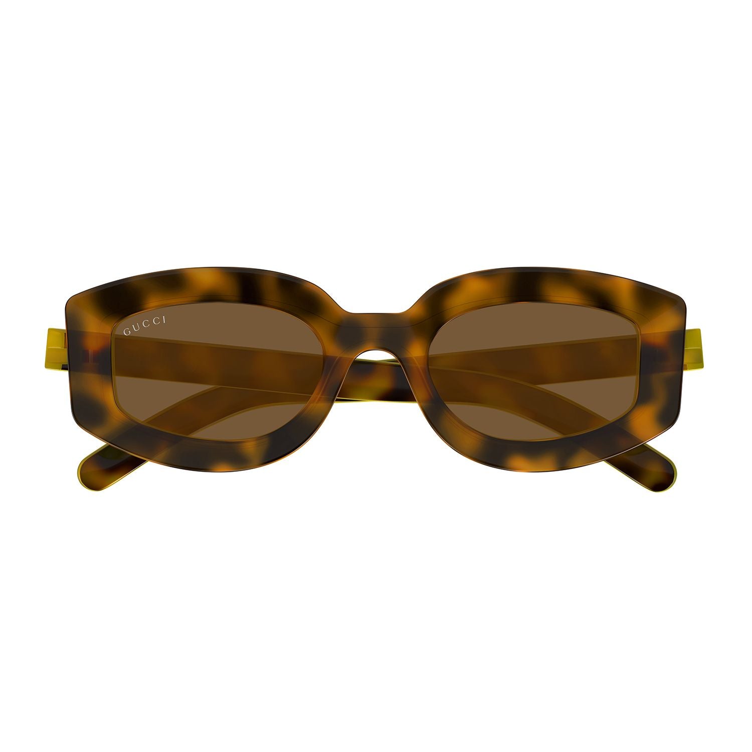 GG1719S Havana injection Sunglasses - Shiny Spotted Havana & Yellow