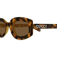 GG1719S Havana injection Sunglasses - Shiny Spotted Havana & Yellow