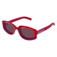 GG1719S Red injection Sunglasses - Shiny Transparent Red