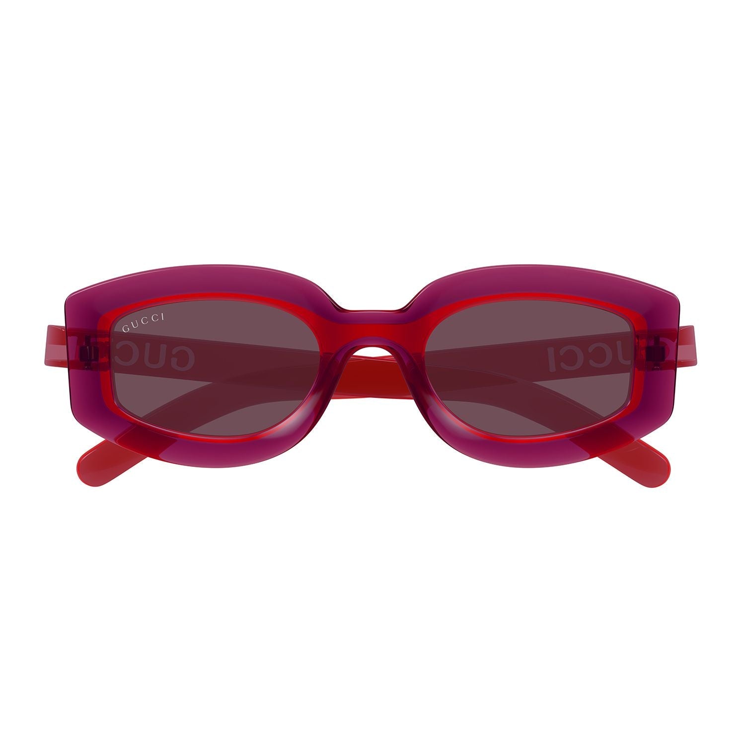GG1719S Red injection Sunglasses - Shiny Transparent Red