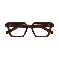 GG1725O Brown injection Optical Frames - Shiny Transparent Brown