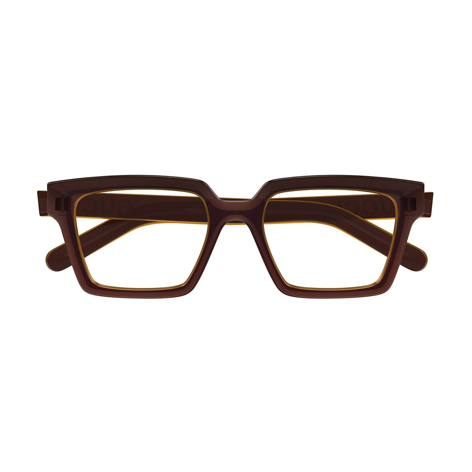 GG1725O Brown injection Optical Frames - Shiny Transparent Brown