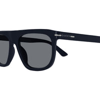 GG1726S Blue recycled acetate Sunglasses - Shiny Solid Dark Blue
