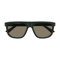 GG1726S Green recycled acetate Sunglasses - Shiny Solid Dark Green