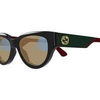 GG1665S Black recycled acetate Sunglasses - Shiny Black