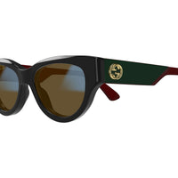 GG1665S Black recycled acetate Sunglasses - Shiny Black