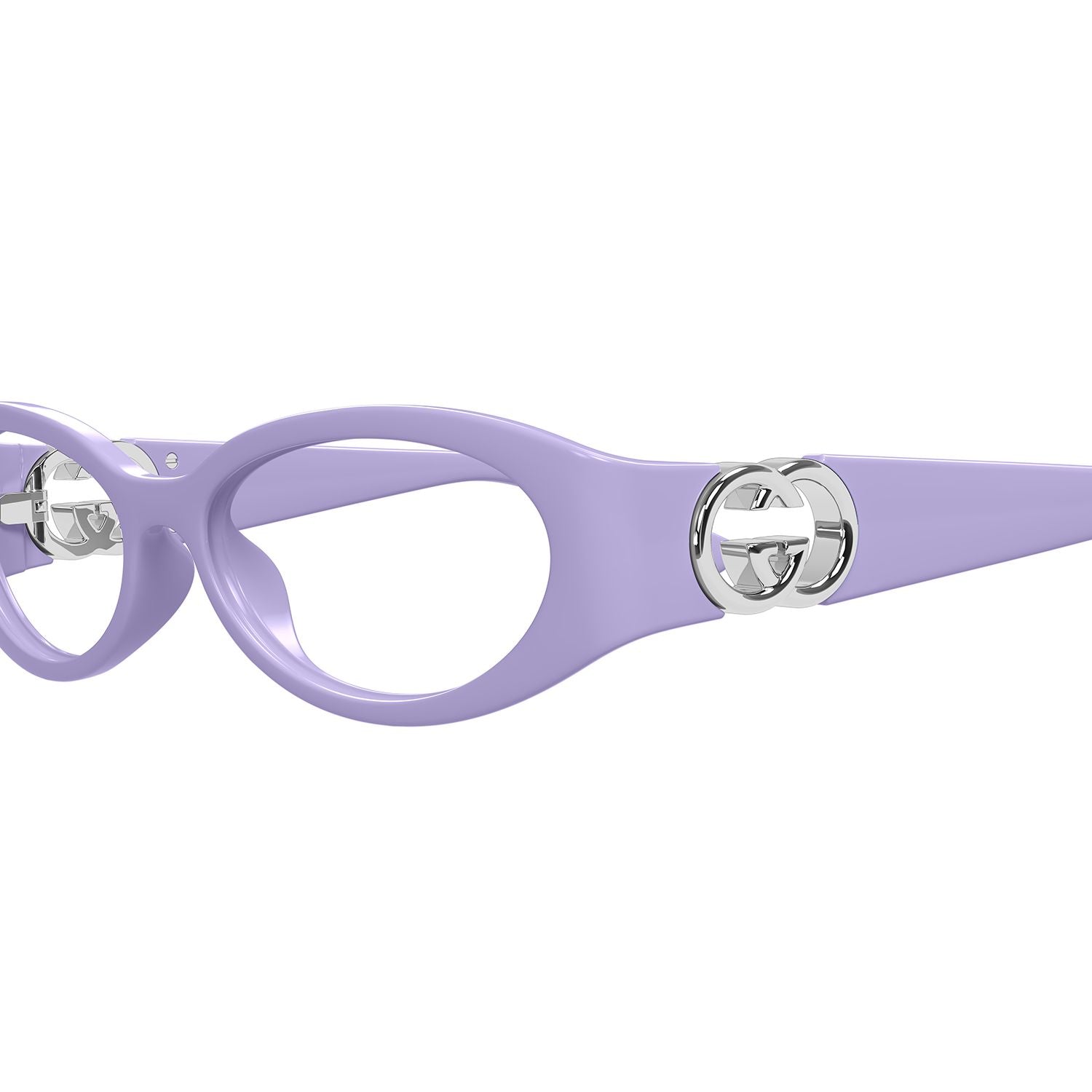 GG1693O Violet injection Optical Frames - Shiny Solid Lilac