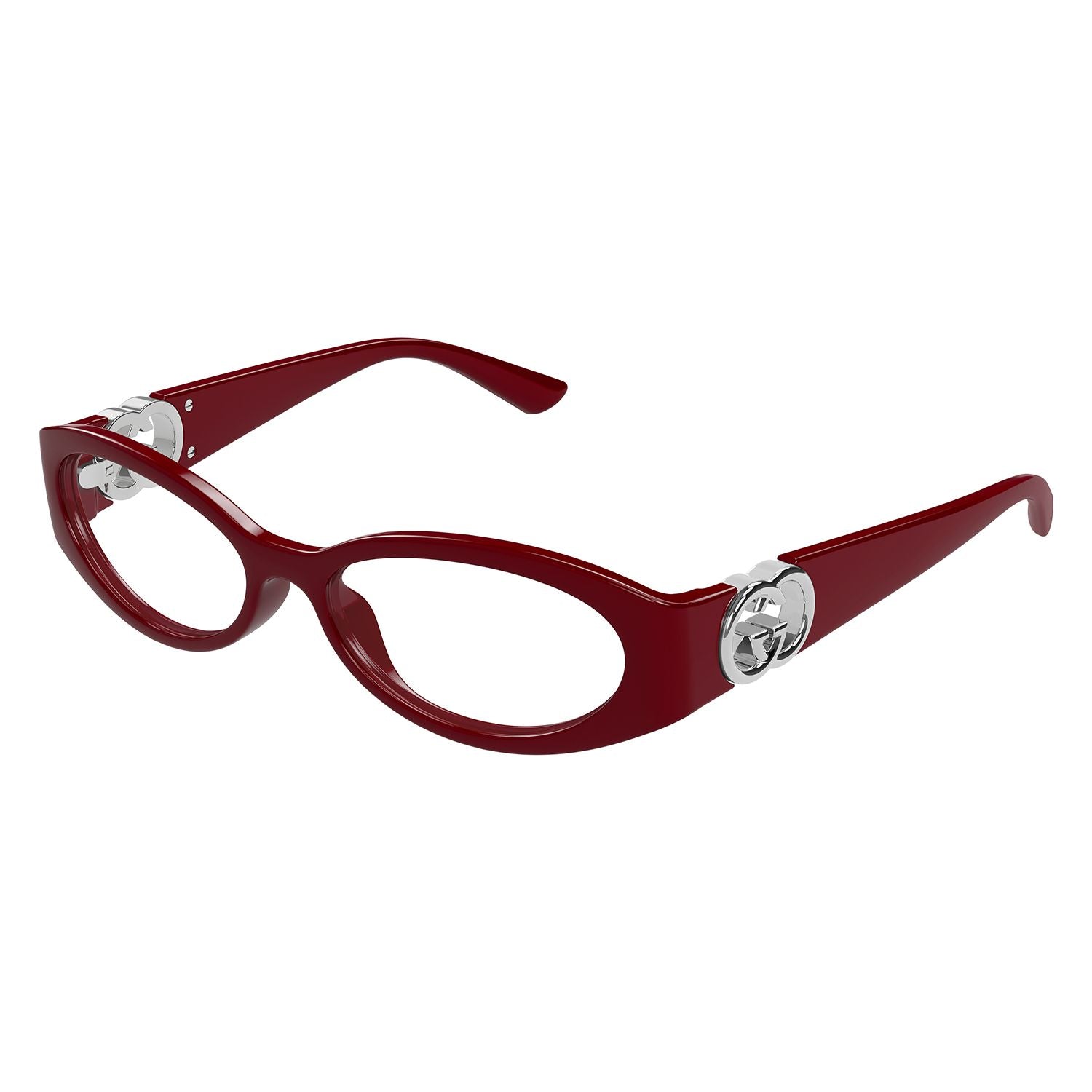 GG1693O Burgundy injection Optical Frames - Shiny Solid Burgundy