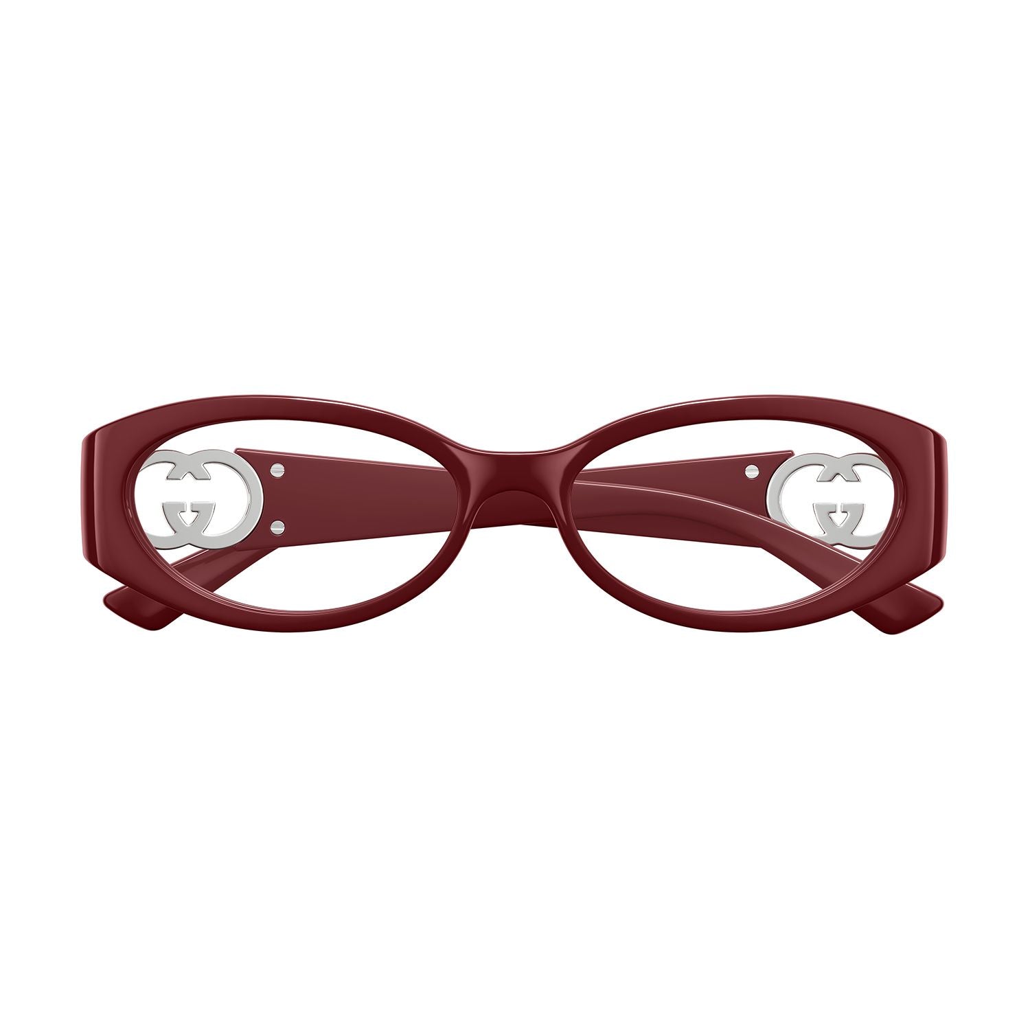 GG1693O Burgundy injection Optical Frames - Shiny Solid Burgundy