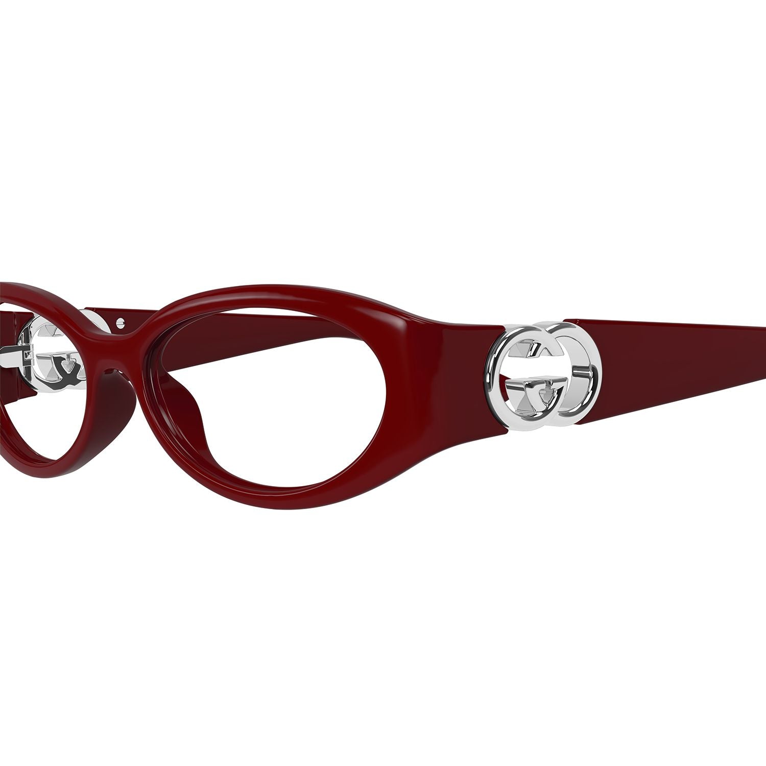 GG1693O Burgundy injection Optical Frames - Shiny Solid Burgundy