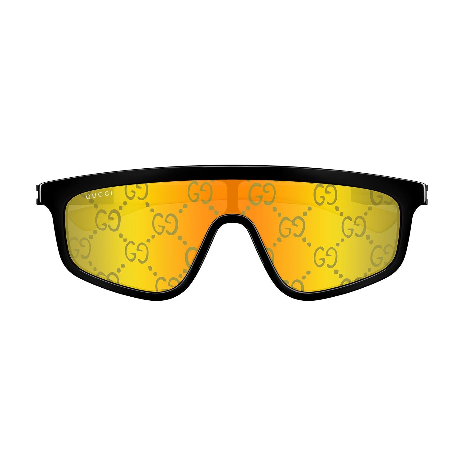 GG1736S Black injection Sunglasses - Shiny Solid Black