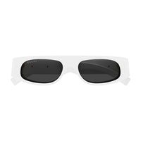 GG1771S White recycled acetate Sunglasses - Shiny Solid White