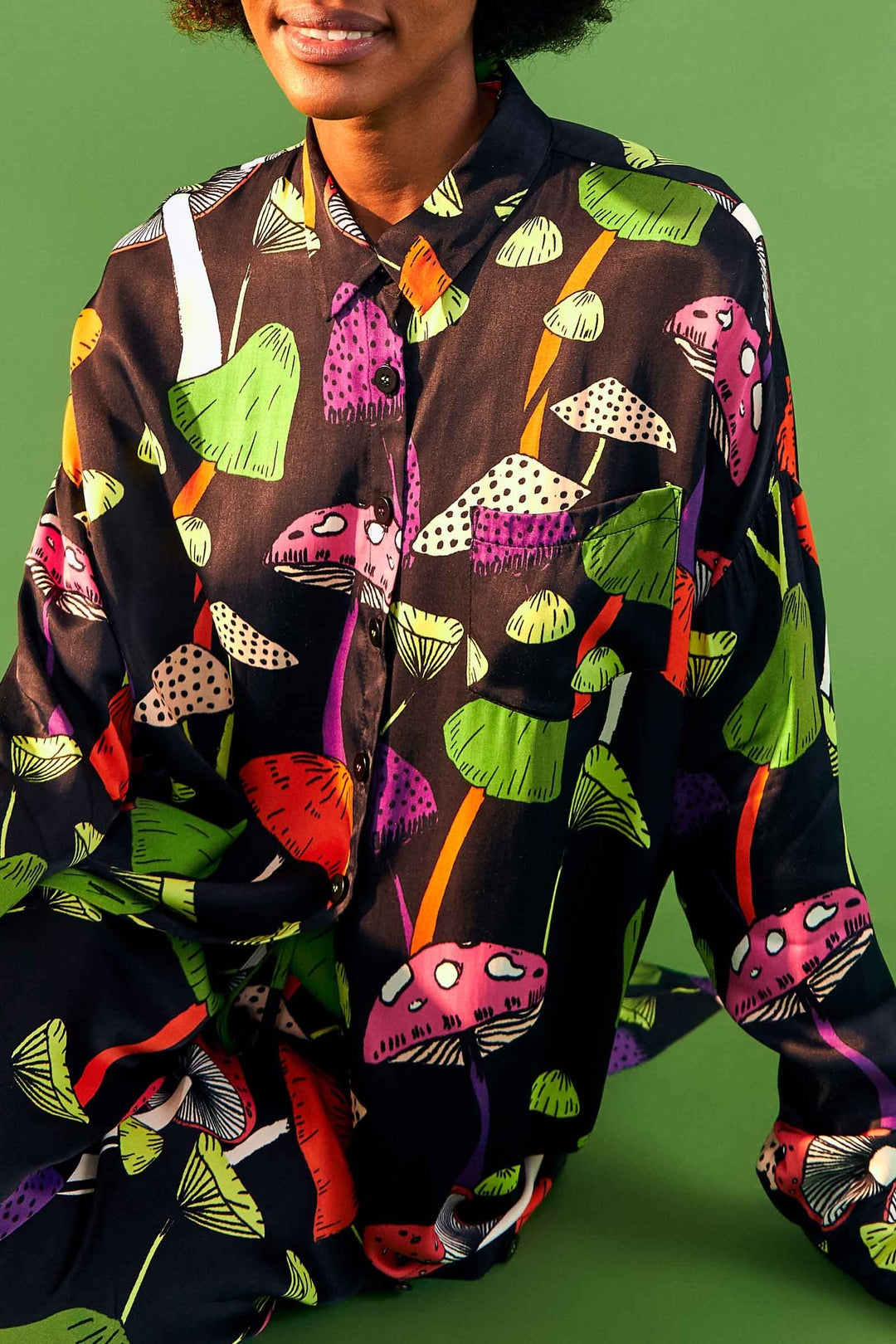 Chemise Mushrooms - Multicolore