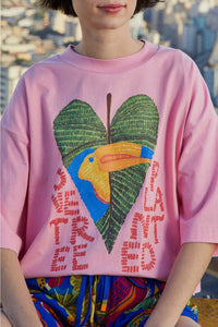 T-shirt One Tree Planted en coton - Rose