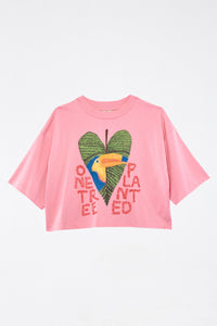 T-shirt One Tree Planted en coton - Rose