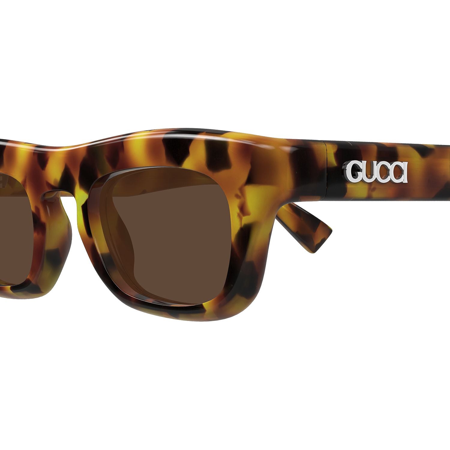 GG1777S Havana recycled acetate Sunglasses - Shiny Spotted Havana