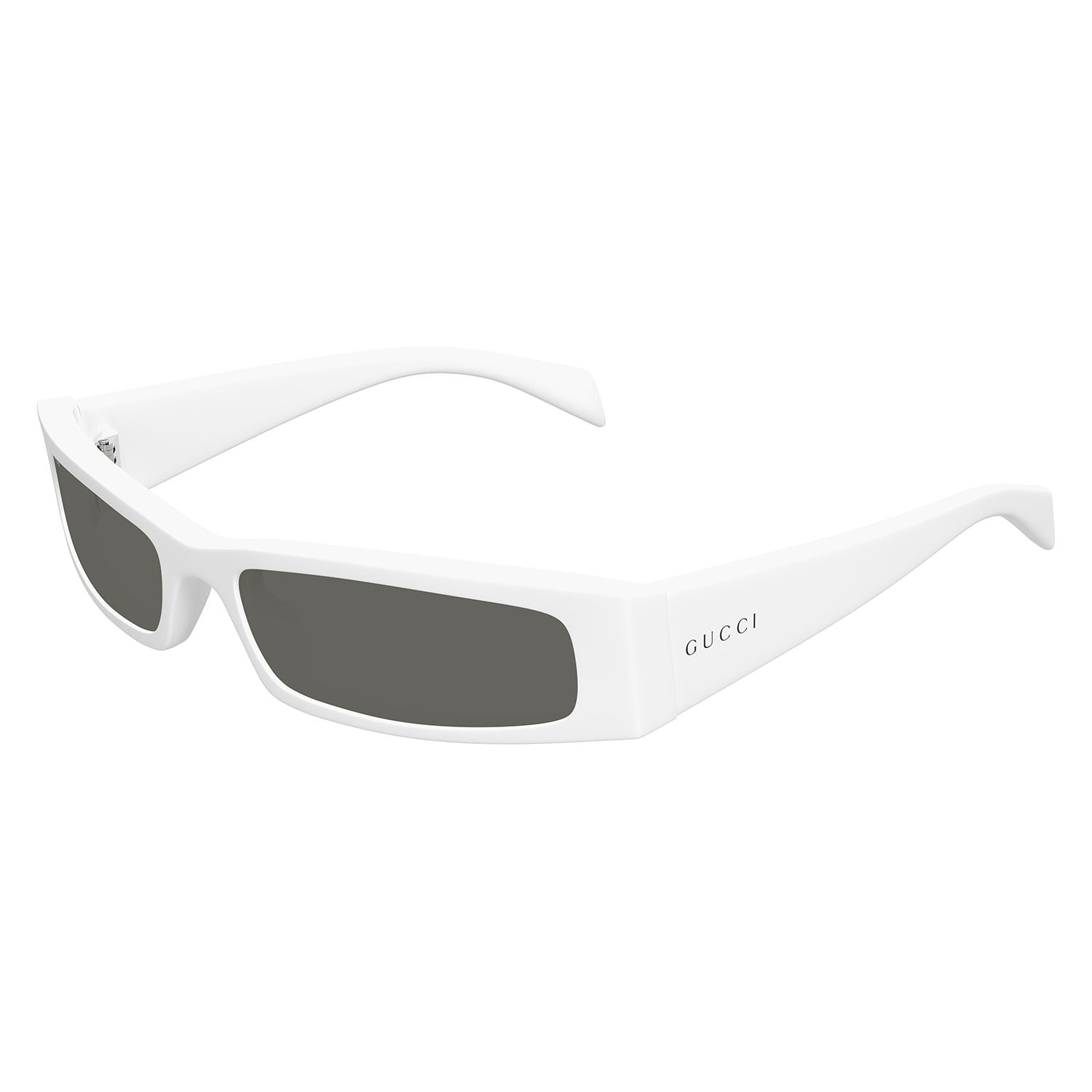 GG1778S White recycled acetate Sunglasses - Shiny Solid White