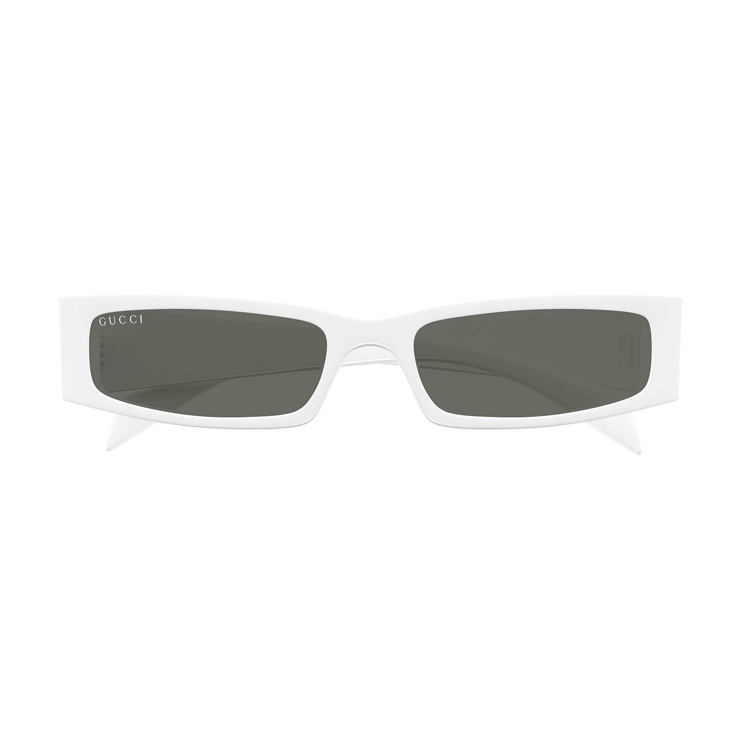 GG1778S White recycled acetate Sunglasses - Shiny Solid White