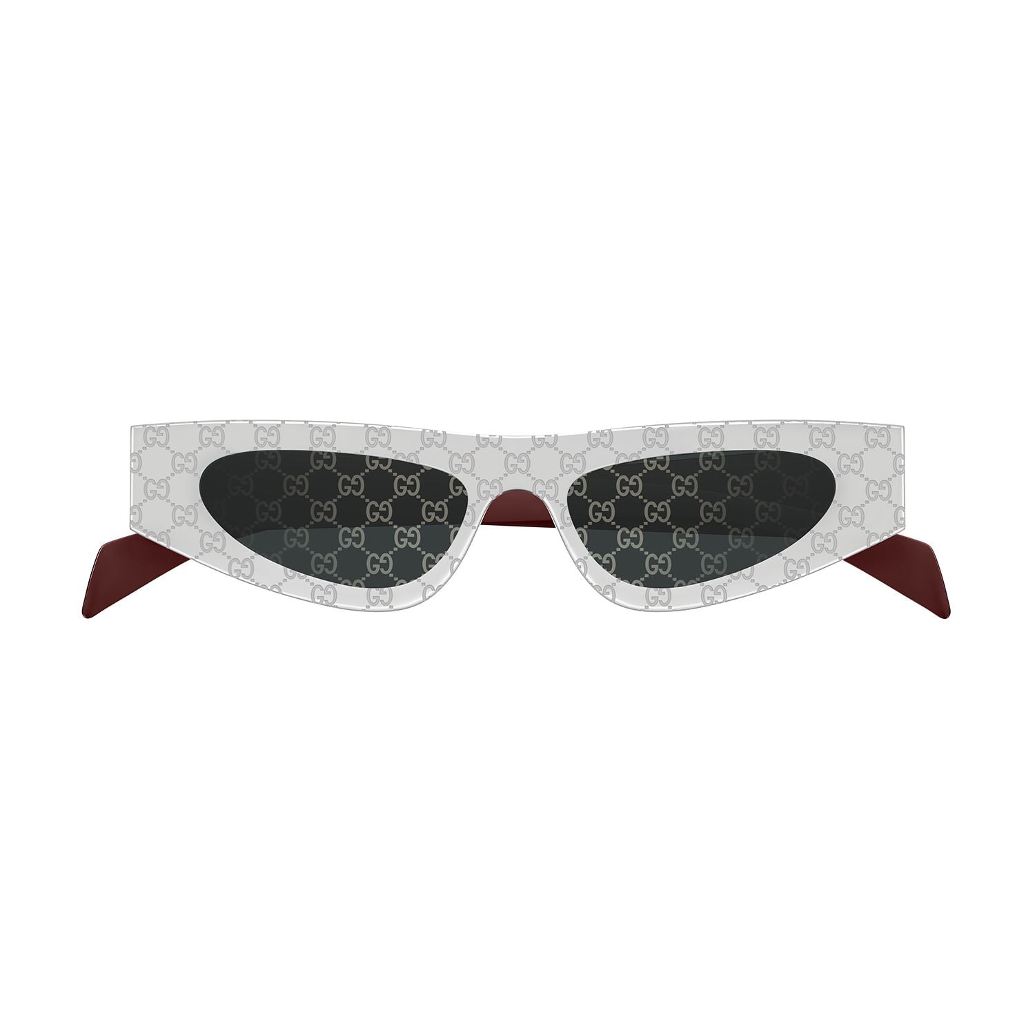 GG1916S Silver metal Sunglasses - Shiny Silver & Burgundy Varnish