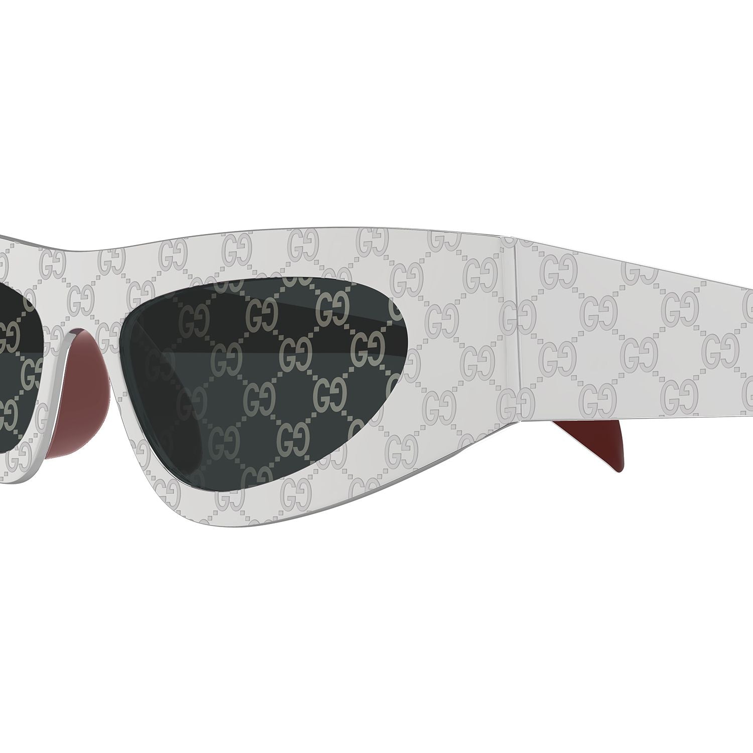 GG1916S Silver metal Sunglasses - Shiny Silver & Burgundy Varnish