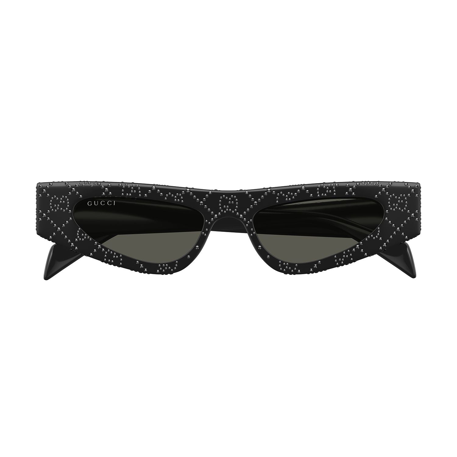 GG1779SA Black hematite strass & recycled acetate Sunglasses - Shiny Black