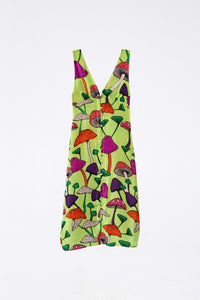 Robe midi Champignons - Vert