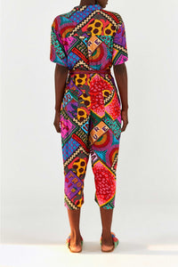 Combinaison Dotted Patch Scarf - Multicolore