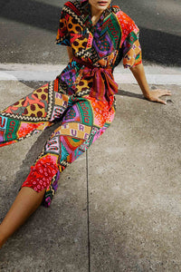 Combinaison Dotted Patch Scarf - Multicolore