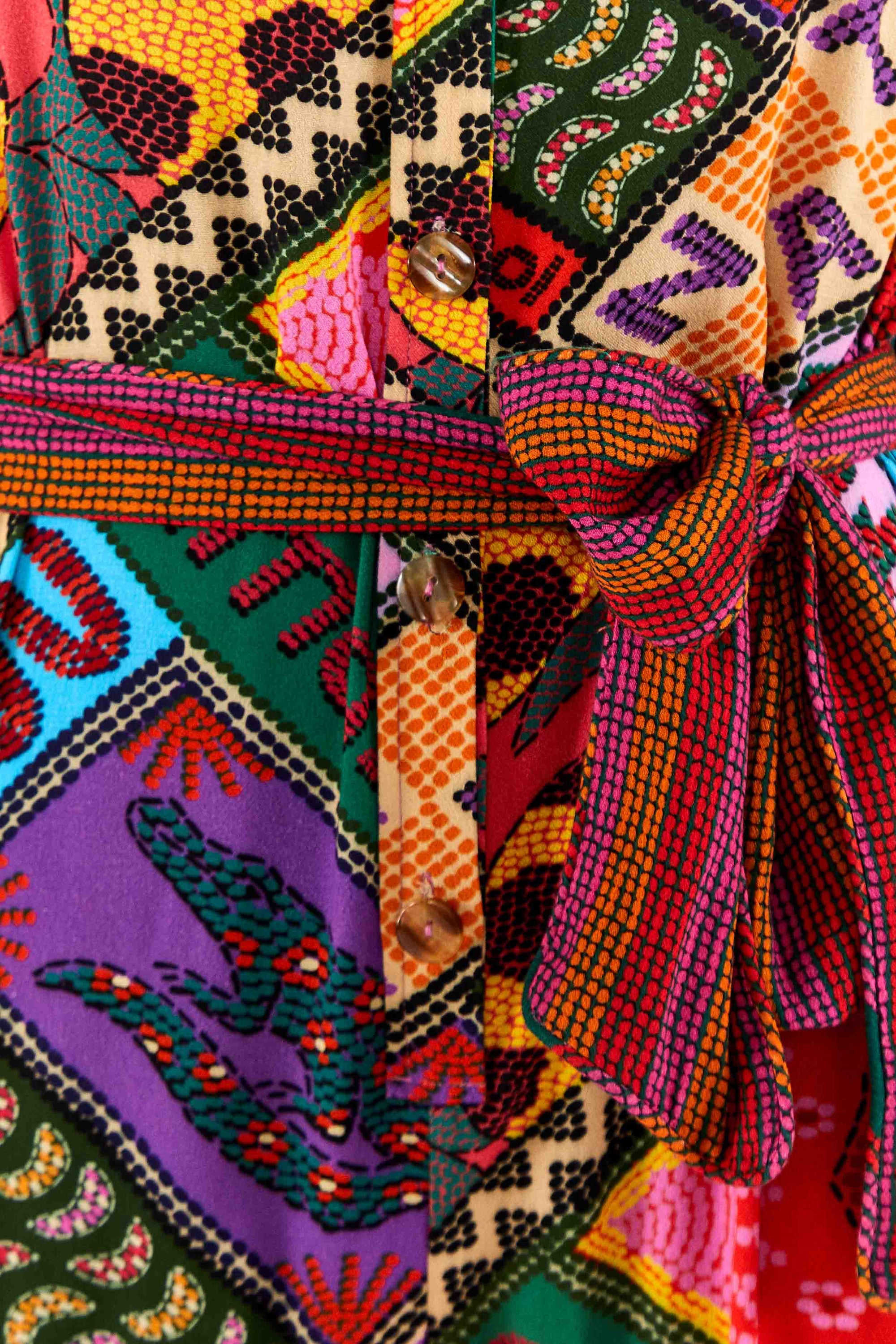 Combinaison Dotted Patch Scarf - Multicolore