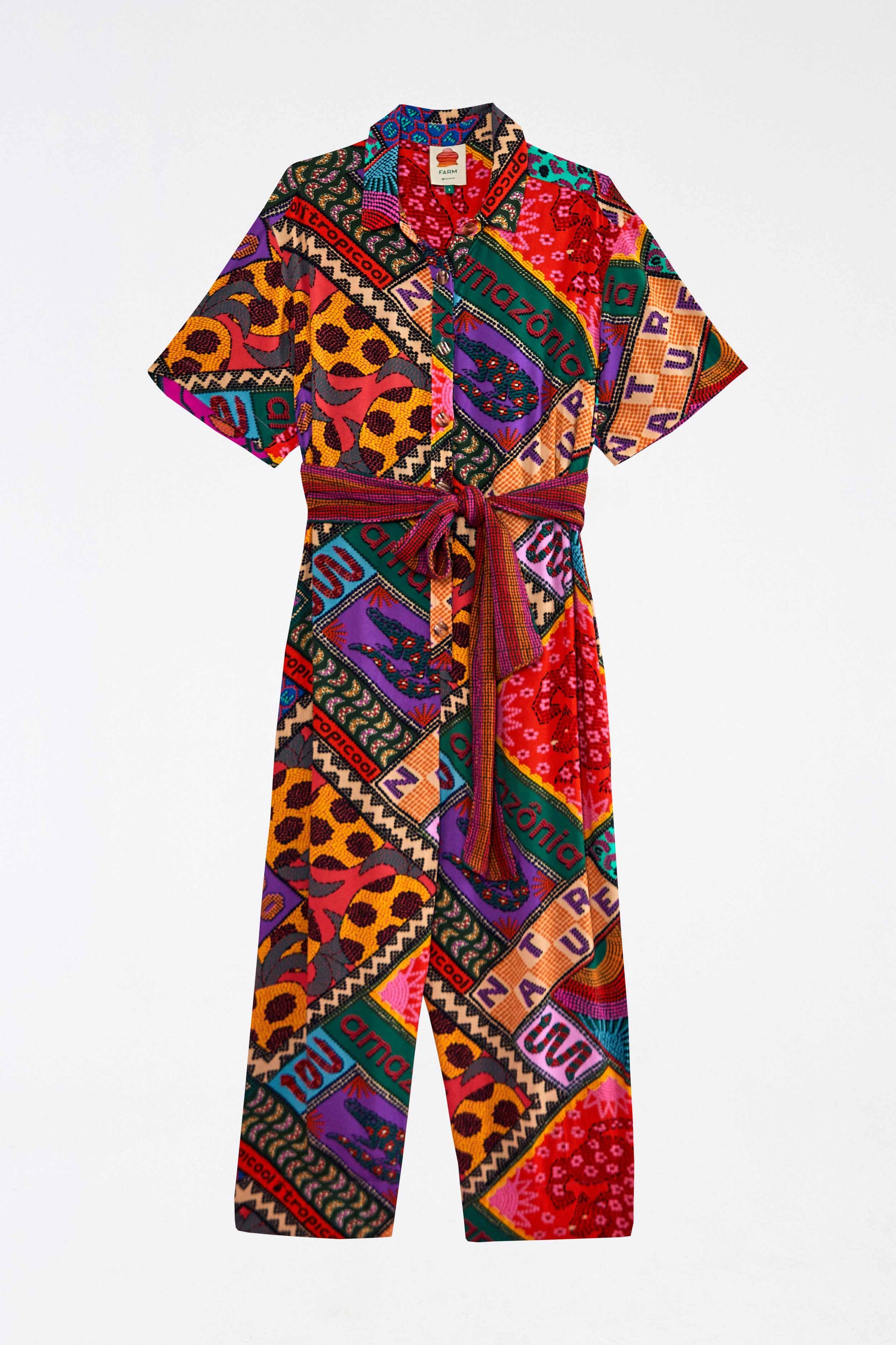 Combinaison Dotted Patch Scarf - Multicolore