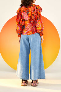 Blouse Spring Bananas en coton - Rouge