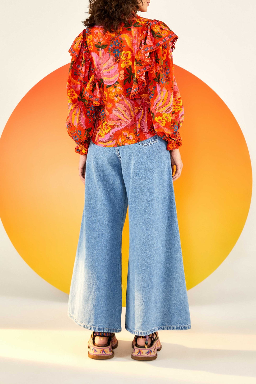 Blouse Spring Bananas en coton - Rouge