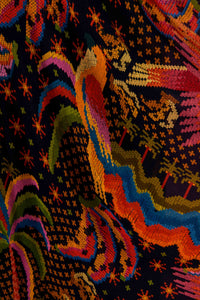 Robe longue île des Macaw - Multicolore