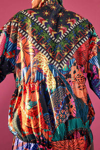 Veste coupe-vent Léopard cool - Multicolore