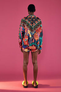 Veste coupe-vent Léopard cool - Multicolore