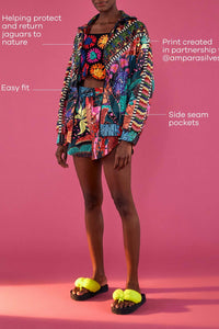 Veste coupe-vent Léopard cool - Multicolore