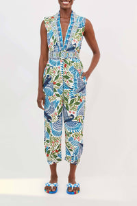 Combinaison Macaw Flight en toile en coton - Blanc