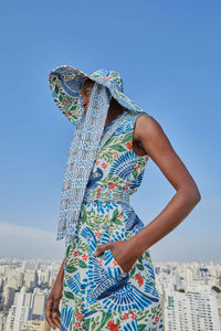 Combinaison Macaw Flight en toile en coton - Blanc