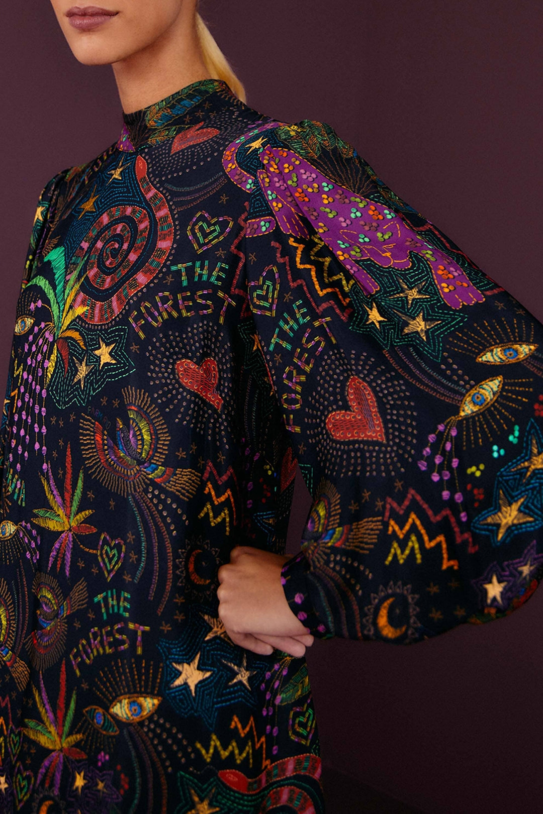 Robe courte Amazonia - Multicolore