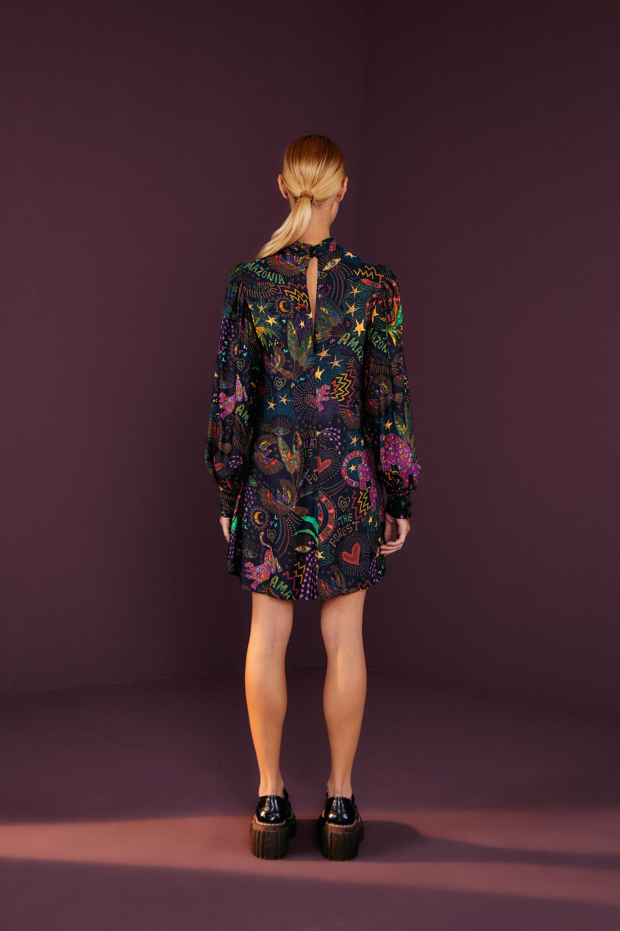 Robe courte Amazonia - Multicolore