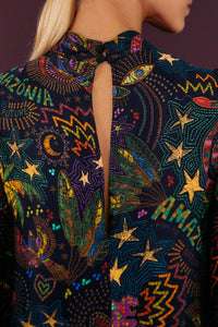 Robe courte Amazonia - Multicolore